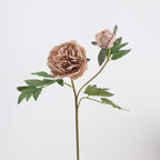 Large Real Touch Peony Stem, 29" (74cm), Lifelike Autumn Faux Flower for Vase Filler, Home Decor, Seasonal Arrangement, Wedding