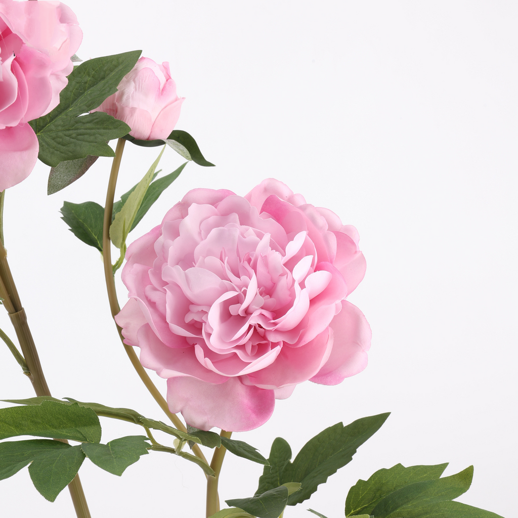 Large Real Touch Peony Stem, 29" (74cm), Lifelike Autumn Faux Flower for Vase Filler, Home Decor, Seasonal Arrangement, Wedding