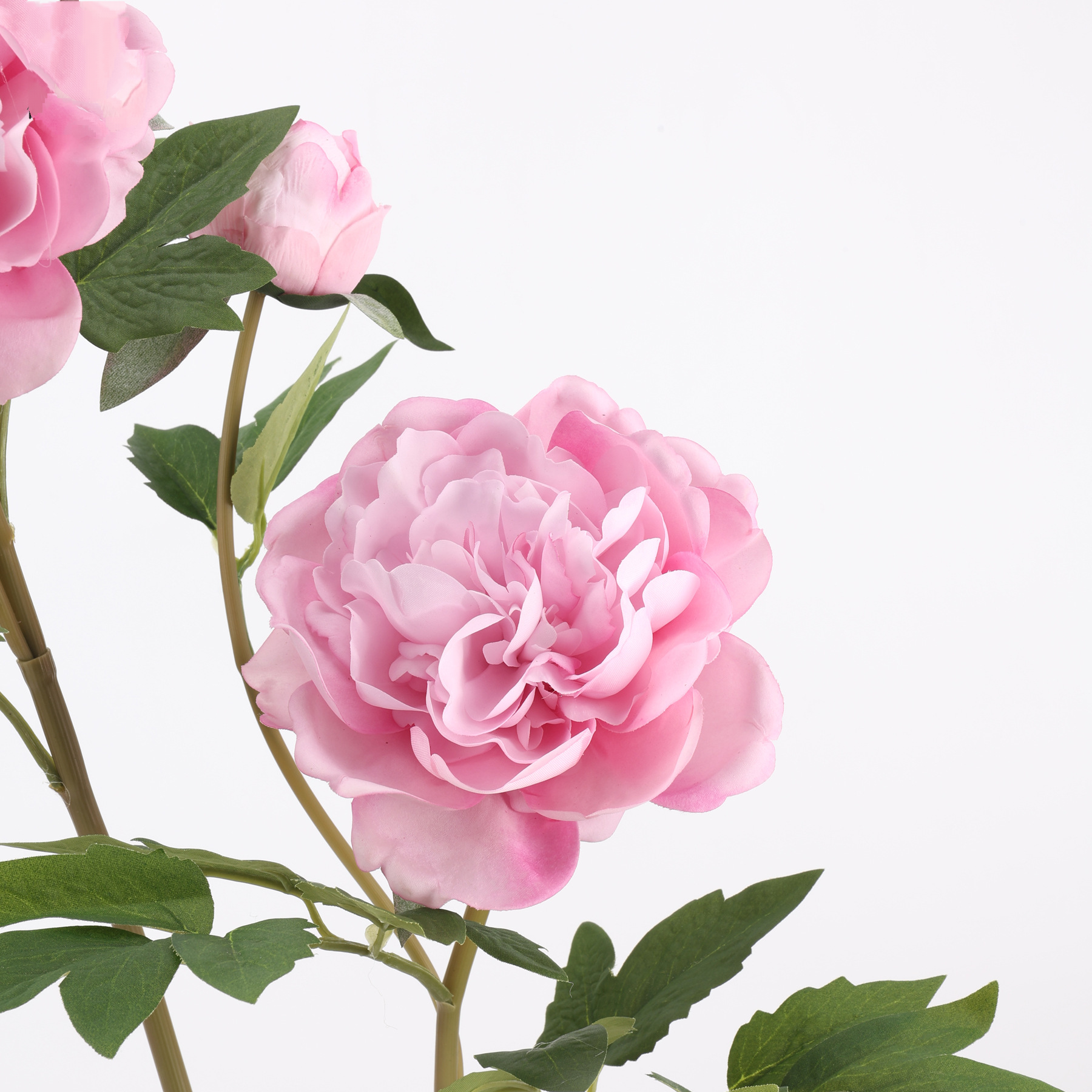 Large Real Touch Peony Stem, 29" (74cm), Lifelike Autumn Faux Flower for Vase Filler, Home Decor, Seasonal Arrangement, Wedding