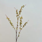 Autumn Faux Millet Branches - 35.4" Real-Touch Decorative Stems in White, Red, and Green - Perfect for Home Decor, Weddings, and Floral Arrangements