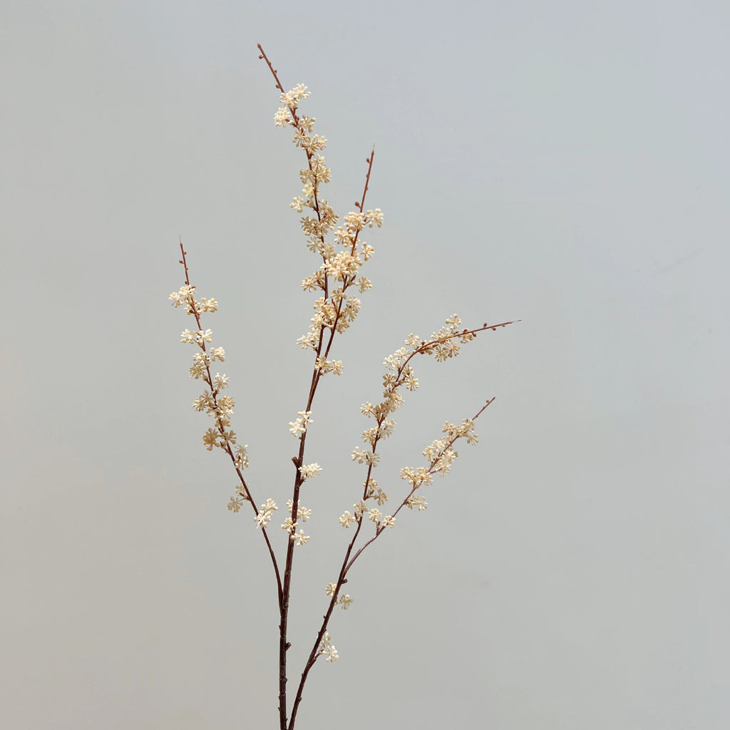 Autumn Faux Millet Branches - 35.4" Real-Touch Decorative Stems in White, Red, and Green - Perfect for Home Decor, Weddings, and Floral Arrangements