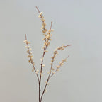 Autumn Faux Millet Branches - 35.4" Real-Touch Decorative Stems in White, Red, and Green - Perfect for Home Decor, Weddings, and Floral Arrangements