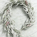 Real-Touch Christmas Snowberry Vine Garland, 71" Soft Foam, Holiday Home Decor, Festive Table Centerpiece, Wedding & Event Decoration