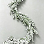Real-Touch Christmas Snowberry Vine Garland, 71" Soft Foam, Holiday Home Decor, Festive Table Centerpiece, Wedding & Event Decoration