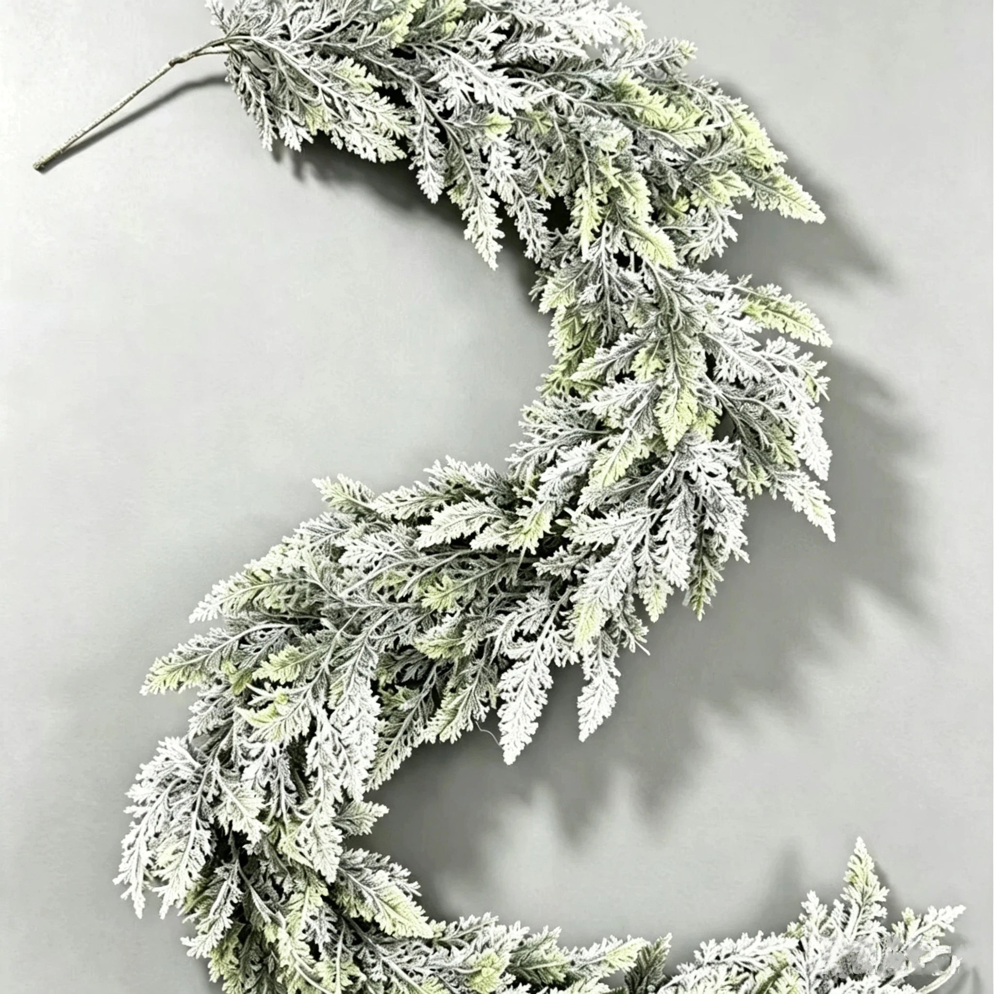 Real-Touch Christmas Snowberry Vine Garland, 71" Soft Foam, Holiday Home Decor, Festive Table Centerpiece, Wedding & Event Decoration