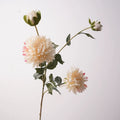 Artificial 4-Head Cornflower Bouquet, 29" Real-Touch Faux Flowers in Champagne, Red, Pink, Coffee, Deep Purple - Perfect for Home Decor, Weddings, and Bulk Buyers