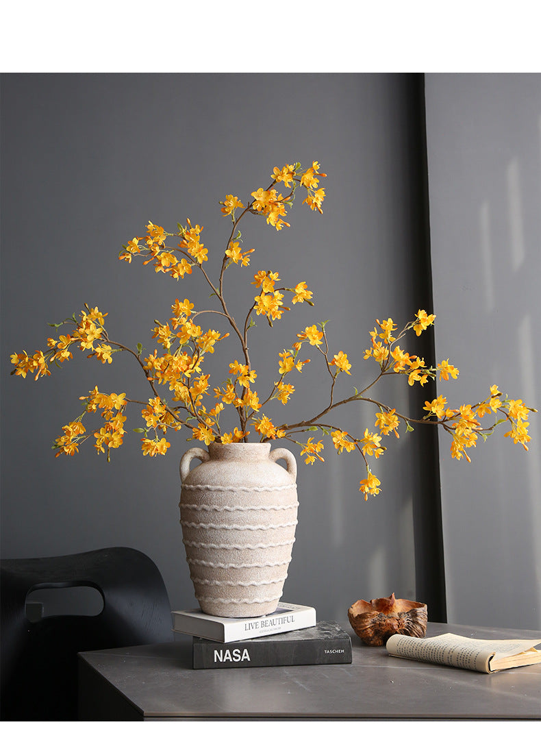 92cm Artificial Spring Flower Arrangement, Realistic Faux Flowers for Home Decor, Wedding, Events, Vibrant Indoor Floral Display