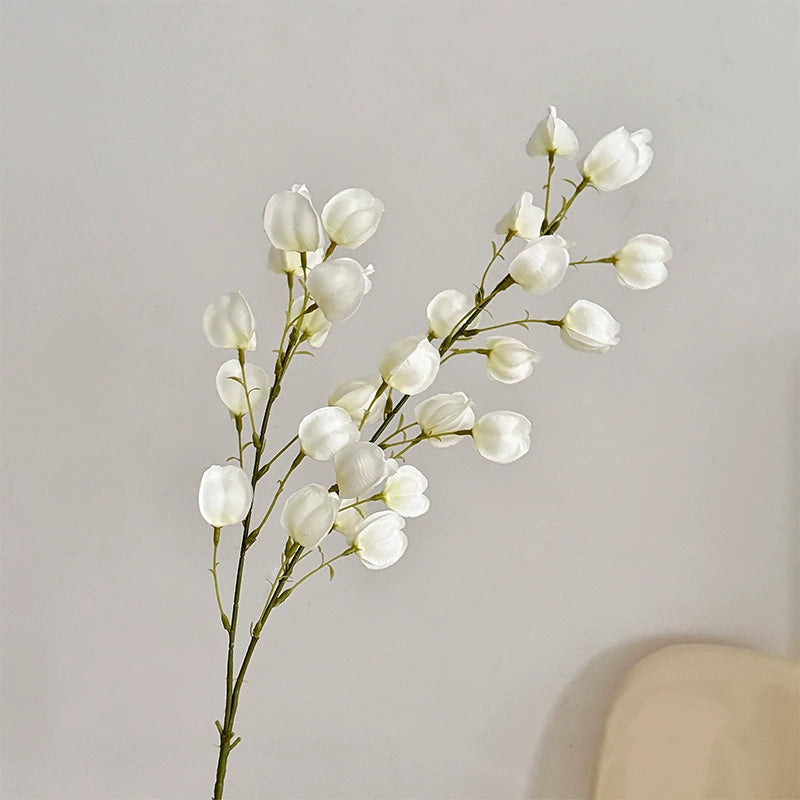 Realistic Lantern Fruit Faux Flowers, 39” Decorative Home Accent, 8 Colours for Vases, Living Room, Weddings, Events