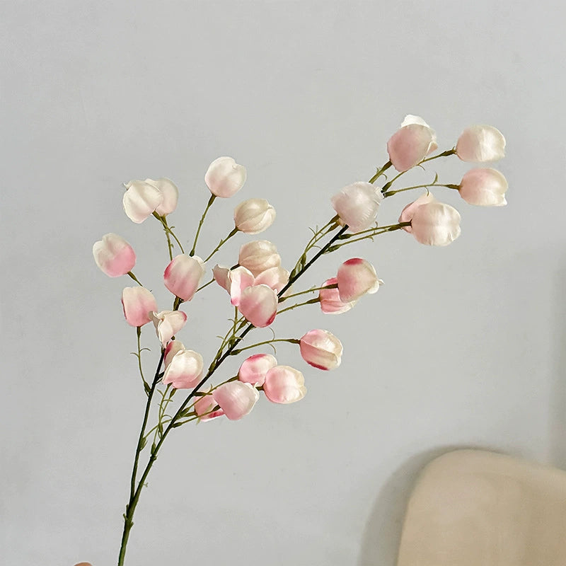 Realistic Lantern Fruit Faux Flowers, 39” Decorative Home Accent, 8 Colours for Vases, Living Room, Weddings, Events