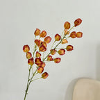 Realistic Lantern Fruit Faux Flowers, 39” Decorative Home Accent, 8 Colours for Vases, Living Room, Weddings, Events