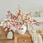 Realistic Lantern Fruit Faux Flowers, 39” Decorative Home Accent, 8 Colours for Vases, Living Room, Weddings, Events