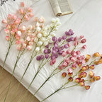 Realistic Lantern Fruit Faux Flowers, 39” Decorative Home Accent, 8 Colours for Vases, Living Room, Weddings, Events