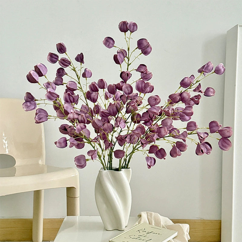 Realistic Lantern Fruit Faux Flowers, 39” Decorative Home Accent, 8 Colours for Vases, Living Room, Weddings, Events