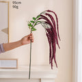 Realistic Hanging Faux Floral Tears, 37" Soft Silk, Burgundy, White, Green, Perfect for Weddings, Home Decor, Event Planning