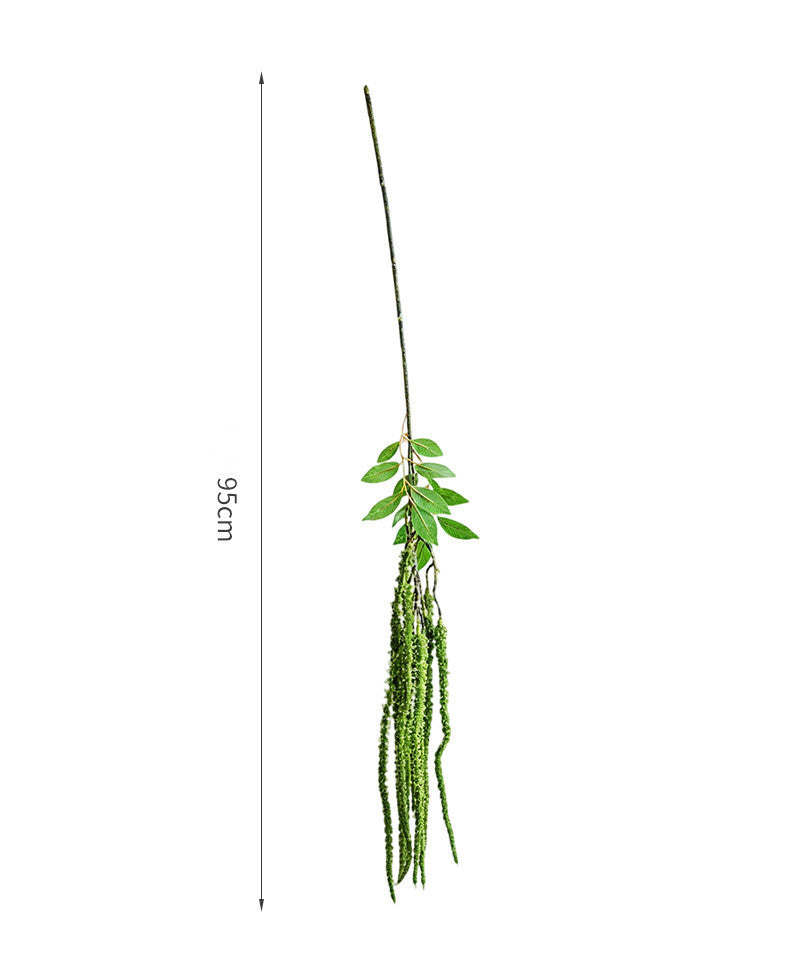 Realistic Hanging Faux Floral Tears, 37" Soft Silk, Burgundy, White, Green, Perfect for Weddings, Home Decor, Event Planning