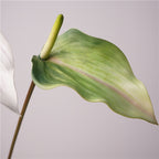 Real Touch 28" Moisture-Loving Red Anthurium, 7.5" Bloom, Ideal for Home Decor, Weddings, Event Planning, and Floral Arrangements