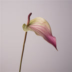 Real Touch 28" Moisture-Loving Red Anthurium, 7.5" Bloom, Ideal for Home Decor, Weddings, Event Planning, and Floral Arrangements