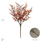 Realistic Faux Autumn Lavender Flowers, 12-Piece Bulk Bundle, 13" Tall Artificial Bouquets for Wedding Centerpieces, Home & Patio Decor