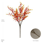 Realistic Faux Autumn Lavender Flowers, 12-Piece Bulk Bundle, 13" Tall Artificial Bouquets for Wedding Centerpieces, Home & Patio Decor