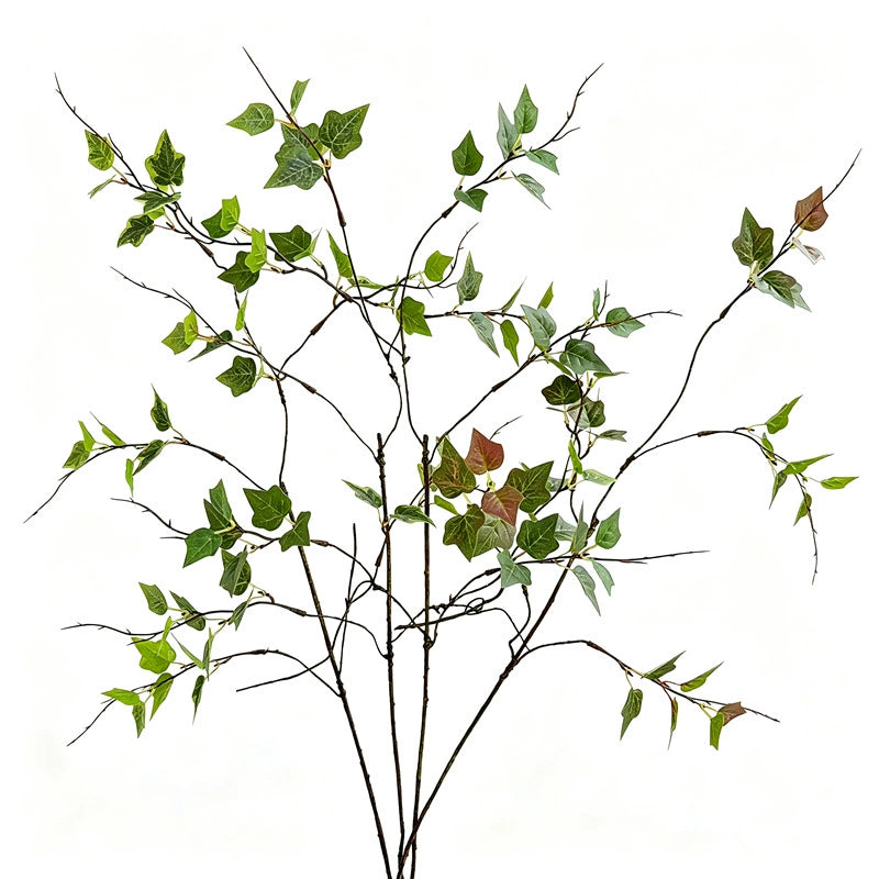 Faux Ivy Trailing Branch, 23" Realistic Greenery Stem, Lifelike Decorative Vine for Vase Filler, Home Decor, Weddings & Events