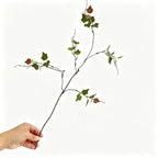 Faux Ivy Trailing Branch, 23" Realistic Greenery Stem, Lifelike Decorative Vine for Vase Filler, Home Decor, Weddings & Events