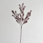 Lifelike Autumn Norfolk Pine Stem, 27" Tall Faux Greenery, Realistic Botanical for Vase Filler, Seasonal Home Decor, Weddings & Floral Design