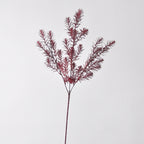Lifelike Autumn Norfolk Pine Stem, 27" Tall Faux Greenery, Realistic Botanical for Vase Filler, Seasonal Home Decor, Weddings & Floral Design