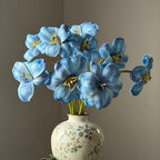 Realistic Open Tulip Bouquet, 20" Tall, 5" Bloom Diameter, Perfect for Home Decor, Weddings, Events, and Floral Arrangements