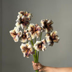 Realistic Open Tulip Bouquet, 20" Tall, 5" Bloom Diameter, Perfect for Home Decor, Weddings, Events, and Floral Arrangements