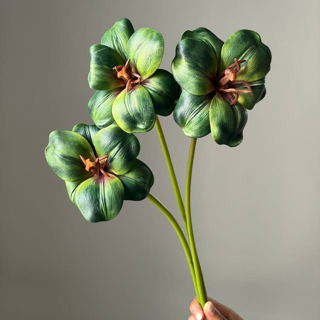 Realistic Open Tulip Bouquet, 20" Tall, 5" Bloom Diameter, Perfect for Home Decor, Weddings, Events, and Floral Arrangements