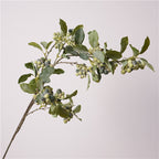 Tall Wild Berry Branch, 35" Realistic Faux Blueberry Stem, Long Decorative Stems for Vase Filler, Home Decor, Floral Arrangements & Events