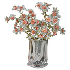 Set of 3 Autumn Berry Stems, 30" Tall Wine-Red Faux Raspberry Sprays, Realistic & Sculptural for Vase, Fall Decor, Wedding Arrangements