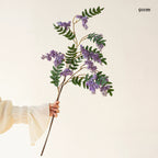 36" Tall Artificial Lilac Stem, Realistic Long-Stem Faux Flower Branch for Vase, Wedding Bouquet, Home Decor, Floral Arrangement