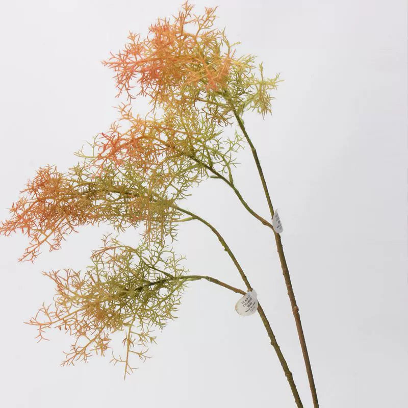 Ethereal Mist Pine Stem, 33" Tall Artificial Smoke Tree Branch, Realistic Airy Foliage for Sculptural Home Decor, Vase Filler, Wedding & Event Design