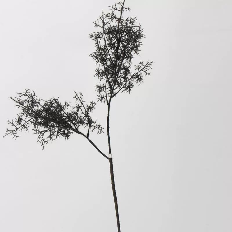 Ethereal Mist Pine Stem, 33" Tall Artificial Smoke Tree Branch, Realistic Airy Foliage for Sculptural Home Decor, Vase Filler, Wedding & Event Design