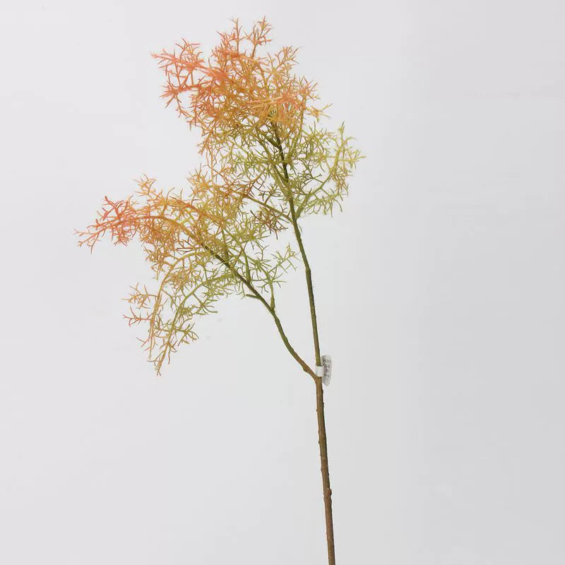 Ethereal Mist Pine Stem, 33" Tall Artificial Smoke Tree Branch, Realistic Airy Foliage for Sculptural Home Decor, Vase Filler, Wedding & Event Design