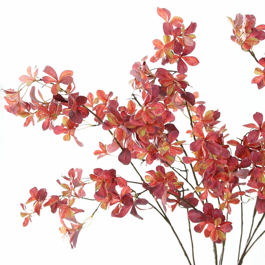 Realistic Hanging Bellflower Faux Plant, 43" Indoor Home Decor, Red & Yellow, Perfect for Weddings, Events, or Window Displays
