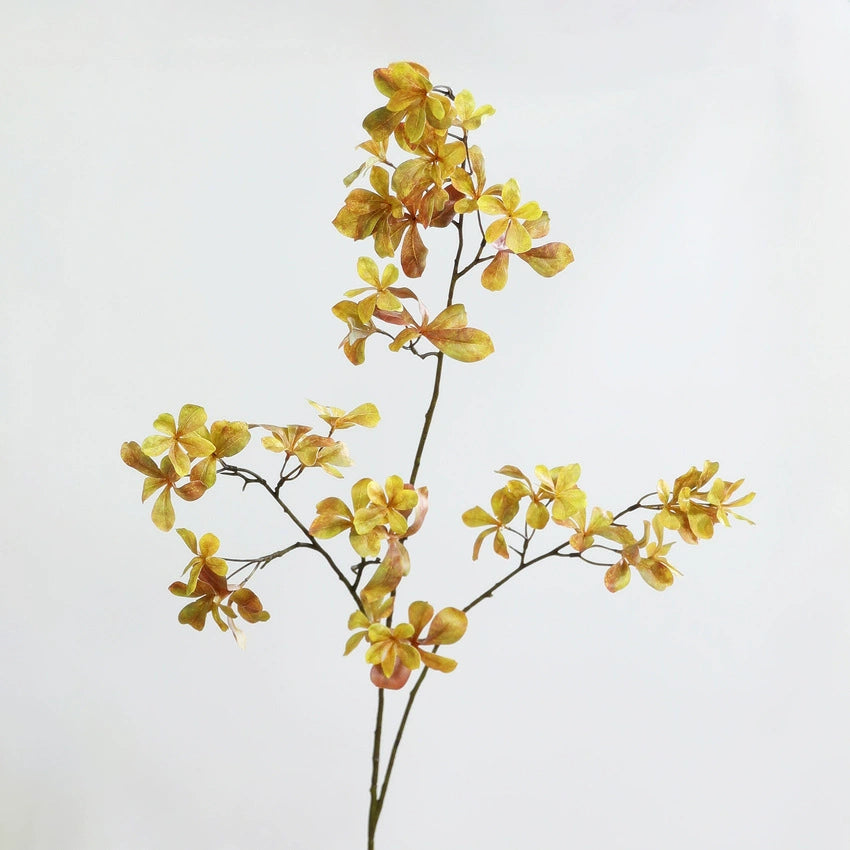 Realistic Hanging Bellflower Faux Plant, 43" Indoor Home Decor, Red & Yellow, Perfect for Weddings, Events, or Window Displays