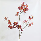 Realistic Hanging Bellflower Faux Plant, 43" Indoor Home Decor, Red & Yellow, Perfect for Weddings, Events, or Window Displays