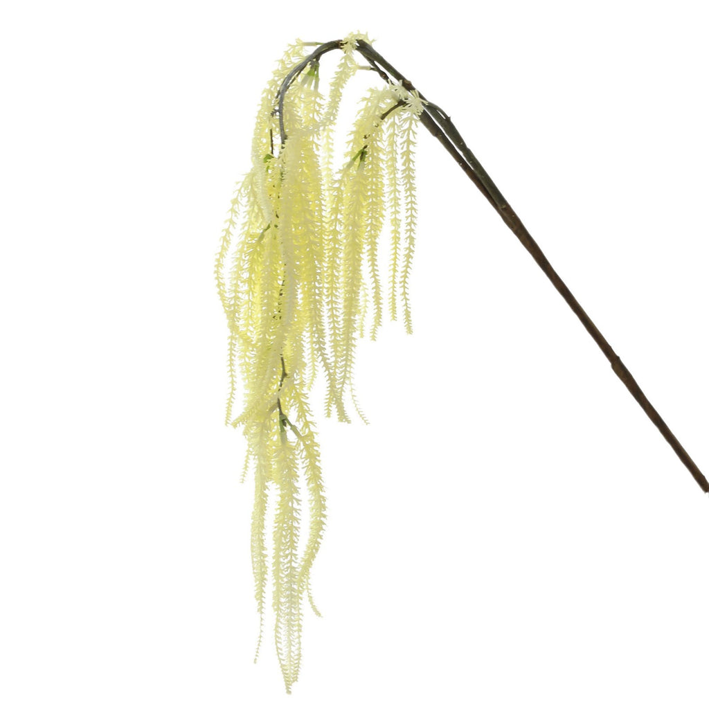 41" Faux Cascading Amaranthus Stem, Realistic Hanging Tassel Flower for Tall Vases, Wedding Decor, Floral Design & Boho Home Arrangements