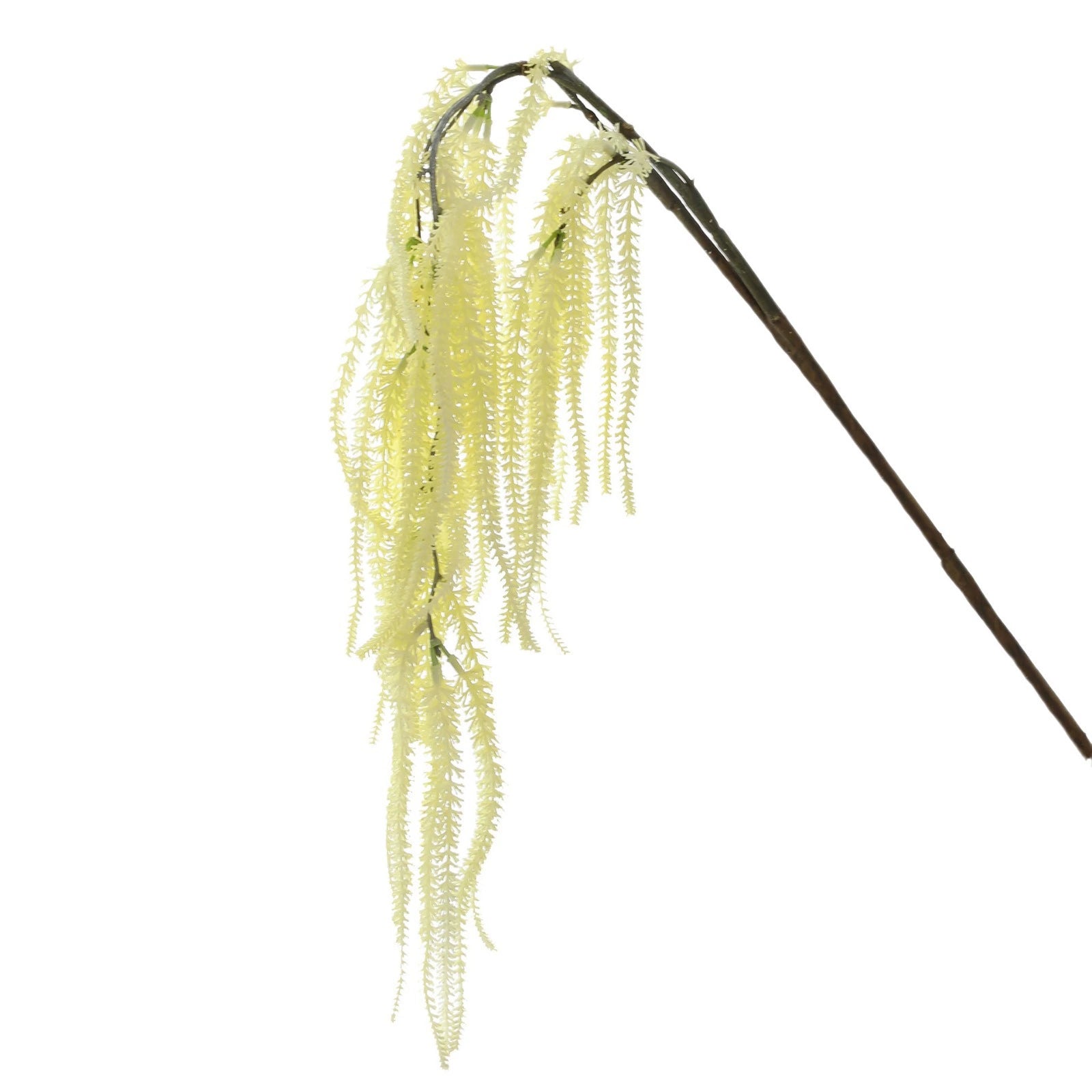 41" Faux Cascading Amaranthus Stem, Realistic Hanging Tassel Flower for Tall Vases, Wedding Decor, Floral Design & Boho Home Arrangements