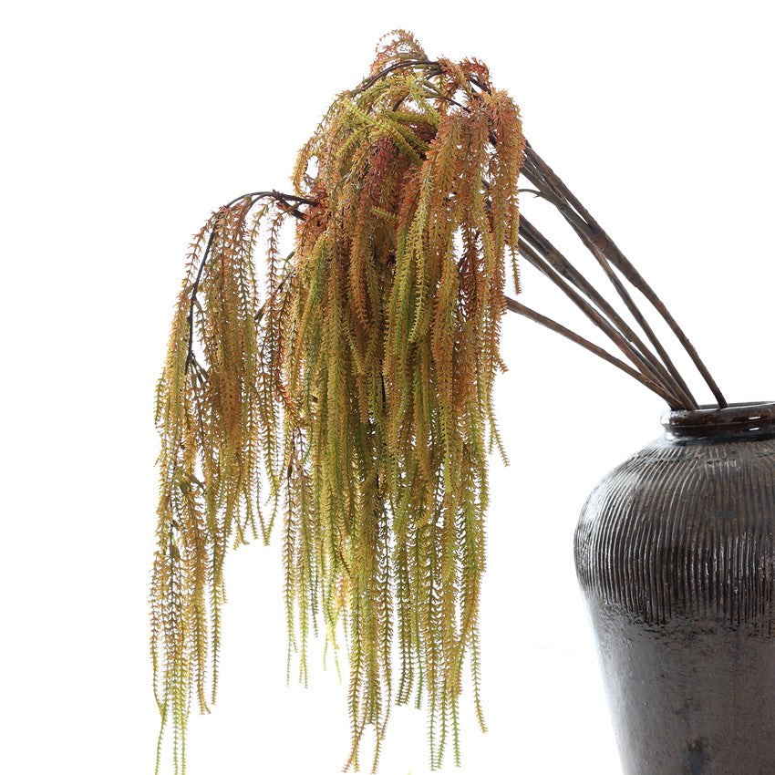 41" Faux Cascading Amaranthus Stem, Realistic Hanging Tassel Flower for Tall Vases, Wedding Decor, Floral Design & Boho Home Arrangements