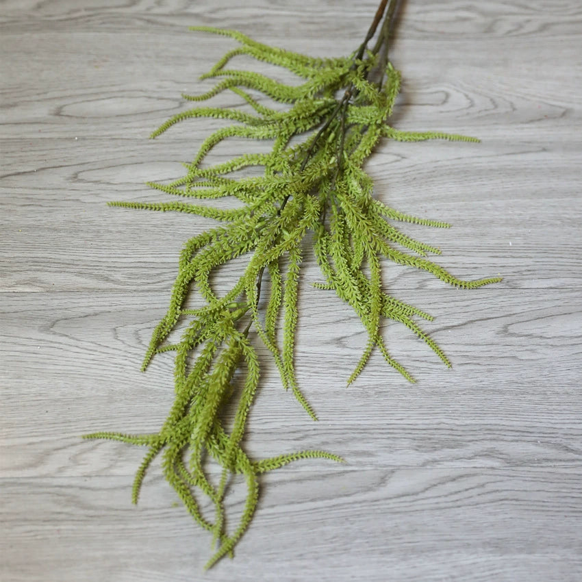 41" Faux Cascading Amaranthus Stem, Realistic Hanging Tassel Flower for Tall Vases, Wedding Decor, Floral Design & Boho Home Arrangements