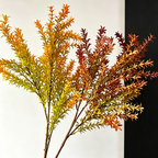 Artificial Foxtail Grass Stems, 30" Set of 2, Realistic Autumnal Plumes, Tall Vase Filler for Home Decor, Wedding Arrangements, Event Design