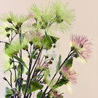 Realistic Mimosa Flower Arrangement 38" Faux Floral Decoration, Perfect for Home Decor, Weddings, Special Events, and Cottagecore Aesthetics