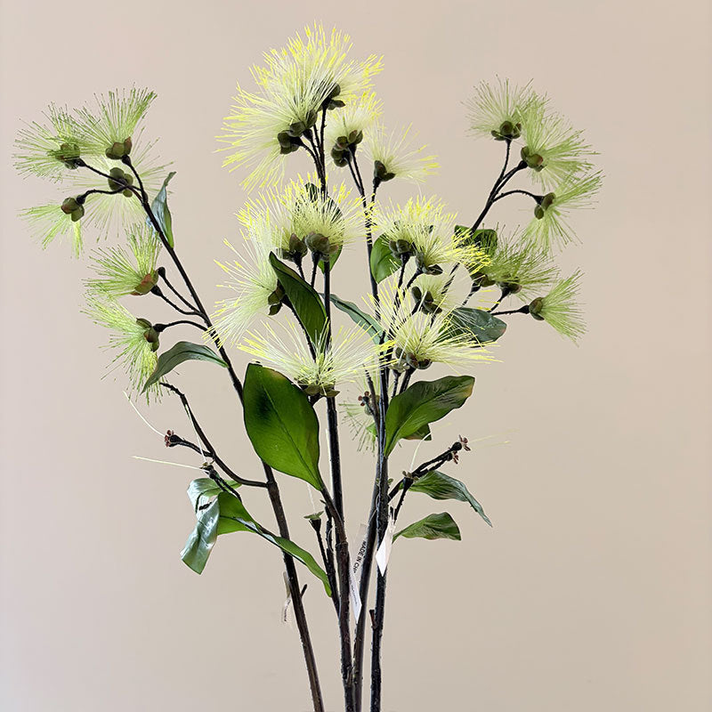 Realistic Mimosa Flower Arrangement 38" Faux Floral Decoration, Perfect for Home Decor, Weddings, Special Events, and Cottagecore Aesthetics