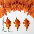 Realistic Faux Oak Leaves Stem - 11.5cm (4.5") & 14cm (5.5") - Perfect for Vases, Home Decor, Weddings, and Events