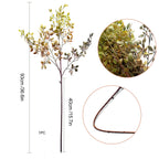 Realistic Artificial Nandina Plant - 37" Faux Greenery for Home Decor, Weddings, Events, and Outdoor Spaces