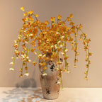Set of 3 Long Hanging Wisteria Flowers, 39" Artificial Trailing Vine, Realistic Silk Blooms for Wedding Arch, Ceiling Decor, Event & Home Floral