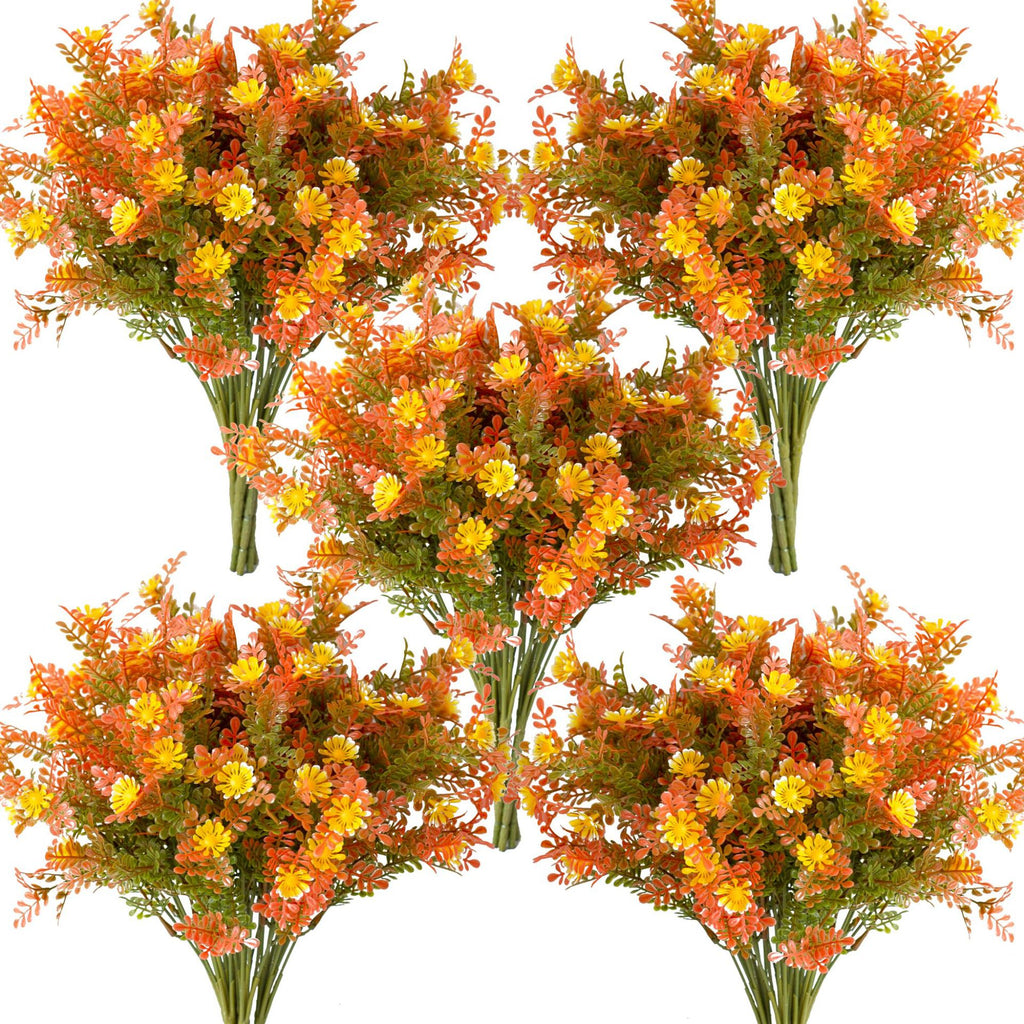 Realistic Eucalyptus Artificial Flowers, 14" Faux Wildflower Bouquet, Perfect for Home Decor, Weddings, and Craft Projects